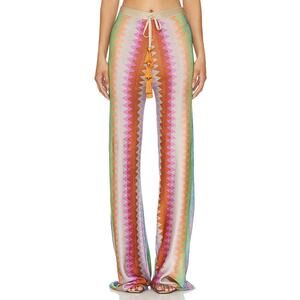 Alexis 'Boe' Orange Viscose Pants Size XS
